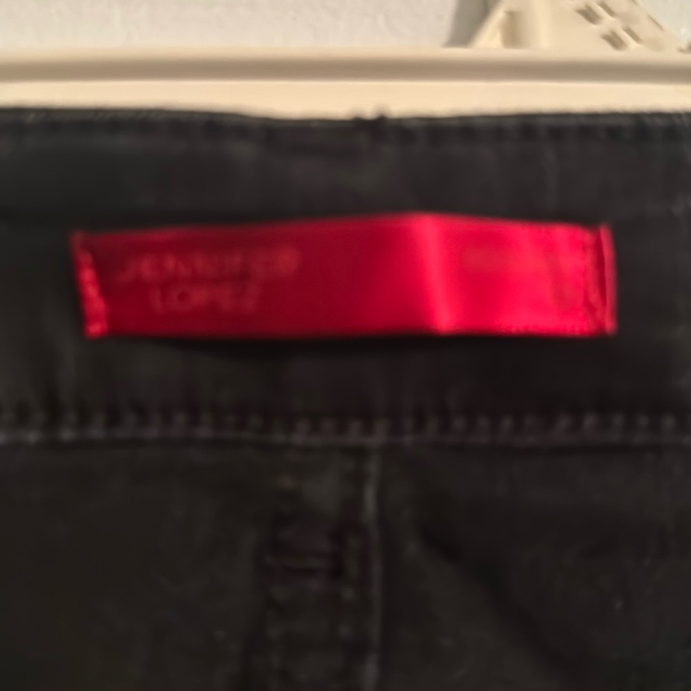 Jennifer Lopez boot cut black jeans